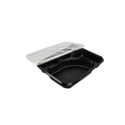 Zepko 5 Compartment Meal Box Mini Tray With Lid
